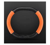 Car Steering Wheel Cover For P&eugeot 106 107 108 206 207 208 301 308 407 408 508 2008 3008 4008 5008 301 308S 508L RCZ Car Steering Wheel Cover(Orange,Double D)