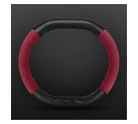 Car Steering Wheel Cover For P&eugeot 106 107 108 206 207 208 301 308 407 408 508 2008 3008 4008 5008 301 308S 508L RCZ Car Steering Wheel Cover(Red,Double D)
