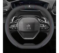 Car Steering Wheel Cover for Peugeot 308 2021-2025, Leather Anti-Slip Breathable Steering Wheel Protector Stylish Car Interior Accessory,B