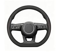 Car Steering Wheel Cover for Peugeot 308 CC I 2011-2015, Anti-Slip and Breathable Car Steering Wheel Cover Auto Interior Accessories,Red Blue Line-D-Type