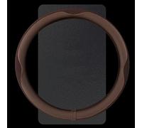 Car Steering Wheel Cover for Porsche Cayenne/Cayenne Coupe/Cayenne E-Hybrid, Breathable, Sweat-absorbent, and Non-slip, Summer Ice Silk Steering Wheel Cover,O-Brown