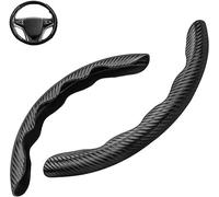 Car Steering Wheel Cover for PORSCHE Panamera 2017-,Breathable Anti Slip Universal Protective Cover Interior Trim Accessory