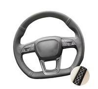 Car Steering Wheel Cover For Q3 F3 Q5 FY SQ5 Q7 4M SQ7 Q8 SQ8 RS Q3 Q8 D Shape Auto Braid On The Steering Wheel Cover Car Braiding Covers(WHITE)