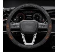 Car Steering Wheel Cover For Q3 Q5 Q7 A3 A4 A5 A6 A7 RS3 RS4 RS5 TT Carbon Fiber Suede Microfiber Leather Accessories(Type J)