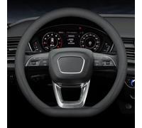 Car Steering Wheel Cover for Renault Megane E-Tech Iconic 2022-2026 | 38cm D O Leather Steering Wheel Protector, Breathable Perforated Surface, Slim Fit Design, Non Slip Rubber Inner Ring