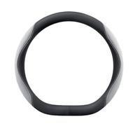 Car Steering Wheel Cover for Renault Scenic E-Tech Electric SUV 2024 Breathable Steering Wheel Protector Cover Car Steering Wheel Grip Wrap,Type D- black gray