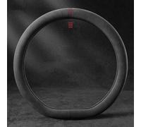 Car Steering Wheel Cover for Renault Trafic Kombi 2022-2024 2025, Soft Microfiber Anti-Slip Protector, Breathable Sports Elastic Band, No Inner Ring,Type-D-Red