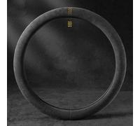 Car Steering Wheel Cover for Renault Trafic Kombi 2022-2024 2025, Soft Microfiber Anti-Slip Protector, Breathable Sports Elastic Band, No Inner Ring,Type-O-Yellow