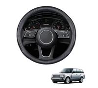Car Steering Wheel Cover for RR L322 Vogue HSE 2002-2012 Carbon Fiber Matte Black Breathable Anti-Slip Protective Cover Auto Interior Accessories Round Shape,Matte