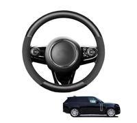 Car Steering Wheel Cover for RR L460 Vogue HSE 2023+ Carbon Fiber Matte Black Breathable Anti-Slip Protective Cover Auto Interior Accessories Round Shape,Matte+Suede