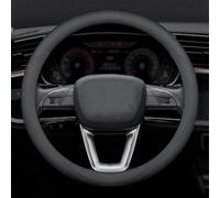 Car Steering Wheel Cover, for Seat Arona 2017-2024 Leather Steering Wheel Protector Cover Breathable Anti-slip interior Accessories,Style 2-Type O