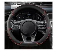 Car Steering Wheel Cover For Seat For Ibiza 6L 6J 6P 6F KJ1 FR Car Steering Wheel Cover Non-slip Auto Accsesories Steering Wheel Cover(D shape Red)