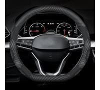 Car Steering Wheel Cover For SEAT For Leon For Ibiza For FR 2 For Ateca Applicable To Breathable Perforatedcar Steering Wheel Cover(D Carbon White)