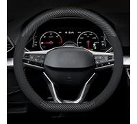 Car Steering Wheel Cover For SEAT For Leon For Ibiza For FR 2 For Ateca Applicable To Breathable Perforatedcar Steering Wheel Cover(D Carbon Blue)