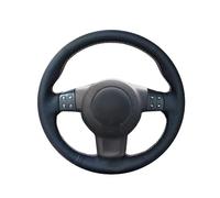 Car Steering Wheel Cover For Seat For Leon (Mk2) 2006 2007 2008 For Ibiza (6L) 2007 Customize Microfiber Leather Steering Wheel Cover Accessories Non-Slip Steering Wheel(Light blue Thread)