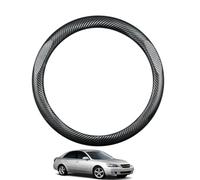 Car Steering Wheel Cover for Sonata (NF) Saloon 2005-2009 Carbon Fiber Matte Black Breathable Anti-Slip Protective Cover Auto Interior Accessories Round Shape,Matte