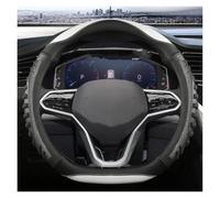 Car Steering Wheel Cover For Teramont For Atlas For T-Roc For T-cross 2017-2021 2023 D Shape Car Steering Wheel Cover Steering Protector(WHITE)