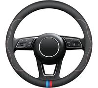 Car Steering Wheel Cover for Toyota Cruiser Hilux Supra Prius Avalon Venza, Comfortable & Durable Stylish Car Interior Accessory,Black-Red-Blue