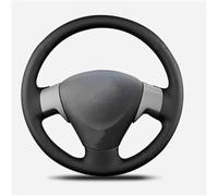 Car Steering Wheel Cover For Toyota For Corolla 2006-2010 For Matrix 2009 For Auris 2007-2009 Hand Stitched Black Leather