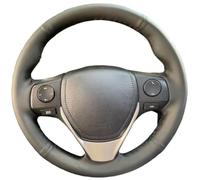 Car Steering Wheel Cover For Toyota For Corolla IM (US) 2017 2018 Customize Hand Sewing Microfiber Leather Steering Wheel Cover Non-Slip Steering Wheel(White Thread)
