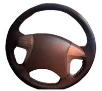 Car Steering Wheel Cover For Toyota For Highlander For Camry 2007-2011 Hand Sewing Anti-slip Microfiber Leather Car Steering Wheel Cover Non-Slip Steering Wheel(Blue Thread)