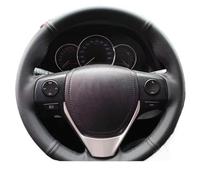 Car Steering Wheel Cover For Toyota For RAV4 2013-2019 For Corolla 2014-2019 For Auris 2013-2016 For Scion IM 2016 Car Steering Wheel Cove Microfiber Leather(Red Thread)