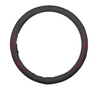 Car Steering Wheel Cover For Toyota For Yaris For Grand For Highlander For Vios For Urban For Cruiser Style Leather Car Steering Wheel Cover(Round Red)