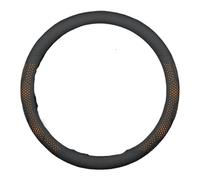 Car Steering Wheel Cover For Toyota For Yaris For Grand For Highlander For Vios For Urban For Cruiser Style Leather Car Steering Wheel Cover(Round Orange)