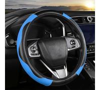 Car Steering Wheel Cover for Volkswagen Transporter (T5, facelift 2009) Panel Van 2009-2015, Soft Size M 37-38cm /14.5-15 inch Anti-slip Breathable Protector Stretchable Car Accessory Decoration