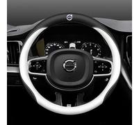 Car Steering Wheel Cover for Volvo XC60 facelift 2021, Steering Wheel Protector Breathable Anti-Slip Protective Cover Wrap Soft Leather Steering Wheel Cover Car Accessories,E