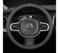 Car Steering Wheel Cover for Volvo XC90 2015-2023,Carbon fiber Leather Anti Slip Soft Breathable Durable Steering Wheel Protector Elastic Car interior decorative accessories,B