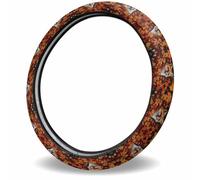 Car Steering Wheel Cover Fox Orange Maple Leaves Car Steering Wheel Covers