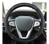 Car Steering Wheel Cover Genuine Leather+Carbon Fibre For X1 X2 X3 X4 X5 X6 X7 E36 E39 E46 E53 E60 E63 E82 E87 E90 E91(A)