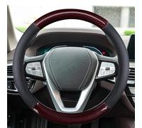Car Steering Wheel Cover Genuine Leather+Carbon Fibre For X1 X2 X3 X4 X5 X6 X7 E36 E39 E46 E53 E60 E63 E82 E87 E90 E91(D)