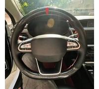 Car Steering Wheel Cover Hand Sewing For Geely Tugella Atlas Pro Binray Preface Galaxy L6 L7