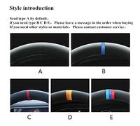 Car Steering Wheel Cover Hand-Stitched Soft Black Genuine Leather For Ford For Mustang 2015 2016 2017 2018 2019 2020 Auto Accessories Styling(Light Blue Thread)