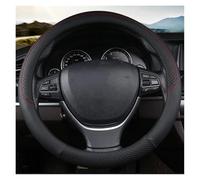 car steering wheel cover Interior Accessories Leather Car Steering Cover For E39 E46 E60 E87 E90 F10 F20 X1 X2 X3 X4 X5 X6(Black)