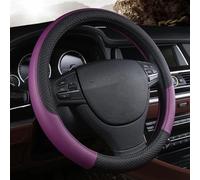 Car Steering Wheel Cover Leather Braid On The For ATLAS For VILORAN For Golf 7 Auto Interior Accessories(Purple)