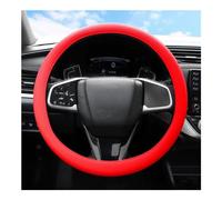 Car Steering Wheel Cover Leather Car Universal Silicone Steering Wheel Elastic Glove Cover Texture Soft Multi Color Auto Decoration Covers Accessories(Black)