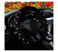 Car Steering Wheel Cover Leather Elastic Car Features A Ringless Design Suitable Steering Wheels Measuring 14.5 To 15 Inches Diameter Anti-slip steering wheel cover(Pink)