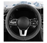 Car Steering Wheel Cover Leather Elastic Car Without Inner Ring Warm And Non Slip Universal For 14.5-15 Inch Steering Wheels Soft Microfiber Steering Wheel Cover(GRAY)