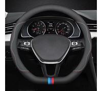 Car Steering Wheel Cover Leather for Audi A3 8P 2003-2012, Car Steering Wheel Protector Anti-slip Breathable, Interior Accessories,D