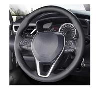Car Steering Wheel Cover Leather For Avalon For Camry 2018-2022 For Corolla 2018-2022 RAV4 For Crown 2018-2022 Microfiber Leather Car Steering Wheel Cover Breathable Anti-slip Protector(Blue Thread)