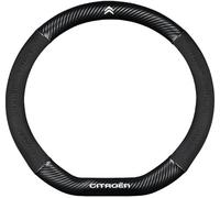 Car Steering Wheel Cover Leather for Citroen Ds7 Ds 7 Crossback 2018-2023, Soft Microfiber Steering Wheel Cover Breathable Anti-slip Protector