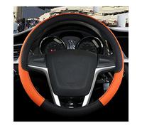 Car Steering Wheel Cover Leather For MG HS ZS EV 9 Colors Car Steering Wheel Cover PU Leather MG3 3SW MG5 MG6 MG7 ZR For EHS For EZS GT Non-slip Auto Accessories Breathable Anti-slip Protector(Black)