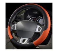 Car Steering Wheel Cover Leather Steering Wheel Cover Car Accessories Breathable Anti-slip Protector(E)