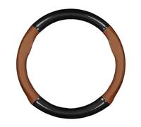 Car Steering Wheel Cover Leather Steering Wheel Cover Genuine Leather Carbon For Jazz For FIT 1.3L 1.5L 2004 2007 2008 2011 LX SE SES EX CVT EXLI 2014 2016 Breathable Anti-slip Protector(F)