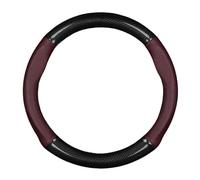 Car Steering Wheel Cover Leather Steering Wheel Cover Genuine Leather Carbon For Jazz For FIT 1.3L 1.5L 2004 2007 2008 2011 LX SE SES EX CVT EXLI 2014 2016 Breathable Anti-slip Protector(B)