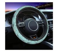 Car Steering Wheel Cover Leather Universal Steering Wheel Cover Soft Car Steering Wheel Protector 15 Inch Auto Accessories Breathable Anti-slip Protector(E)