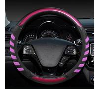 Car Steering Wheel Cover Non-Slip Cover Microfiber Leather Decoration Accessories For Kia For Ceed For Rio K2 K3 Interior Decoration(D)